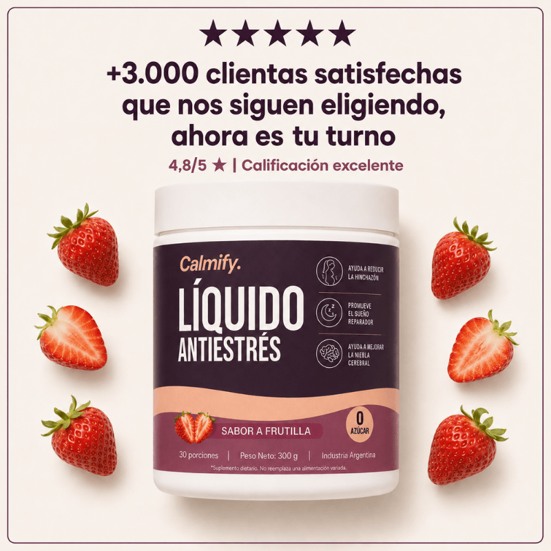 Calmify Anti Estrés - Decile Adiós a la Hinchazón del Rostro, al Cansancio y al Estrés