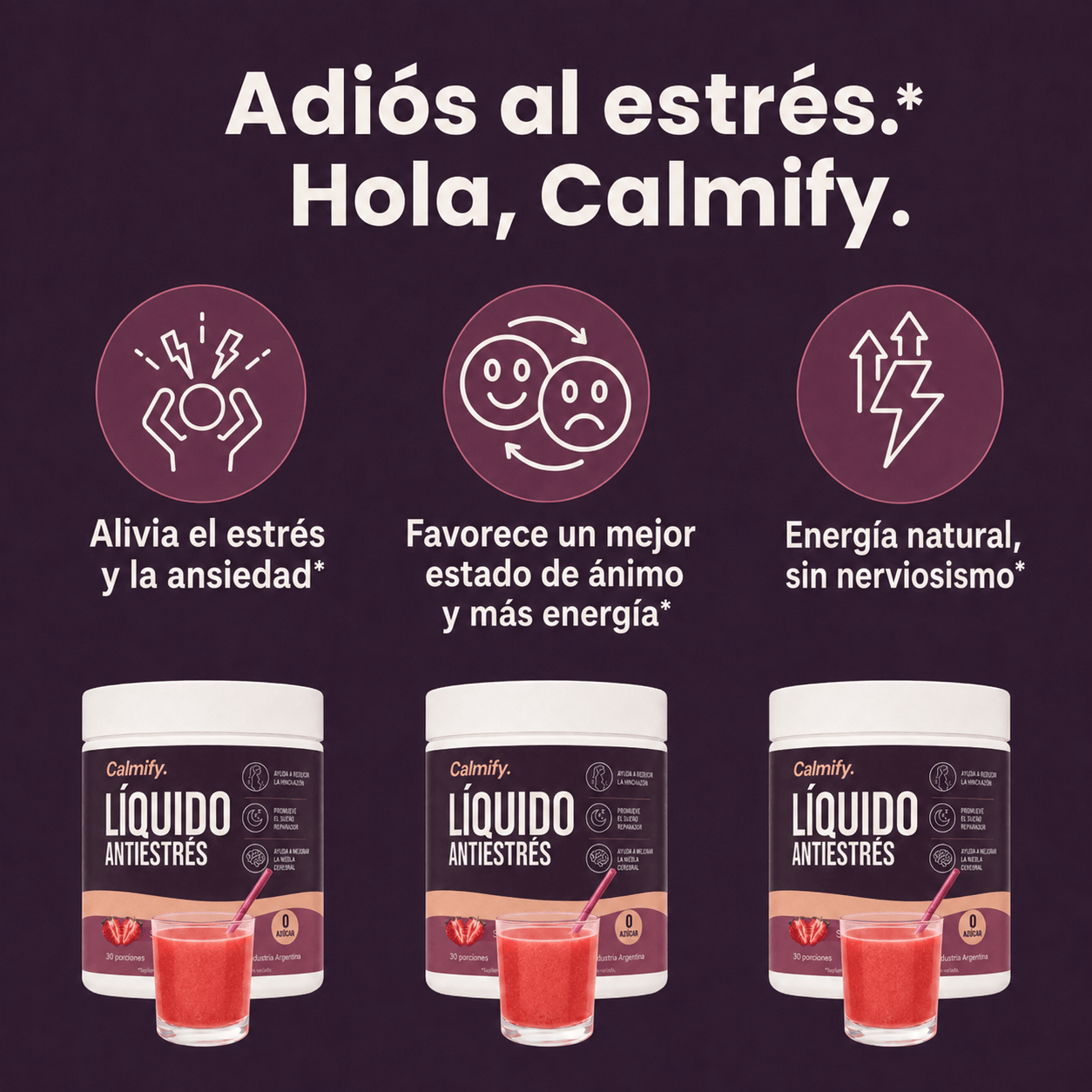 Calmify Anti Estrés - Decile Adiós a la Hinchazón del Rostro, al Cansancio y al Estrés