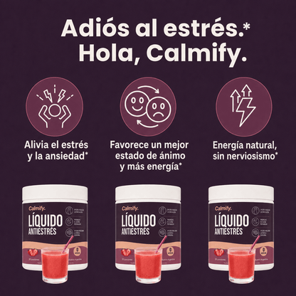 Calmify Anti Estrés - Decile Adiós a la Hinchazón del Rostro, al Cansancio y al Estrés